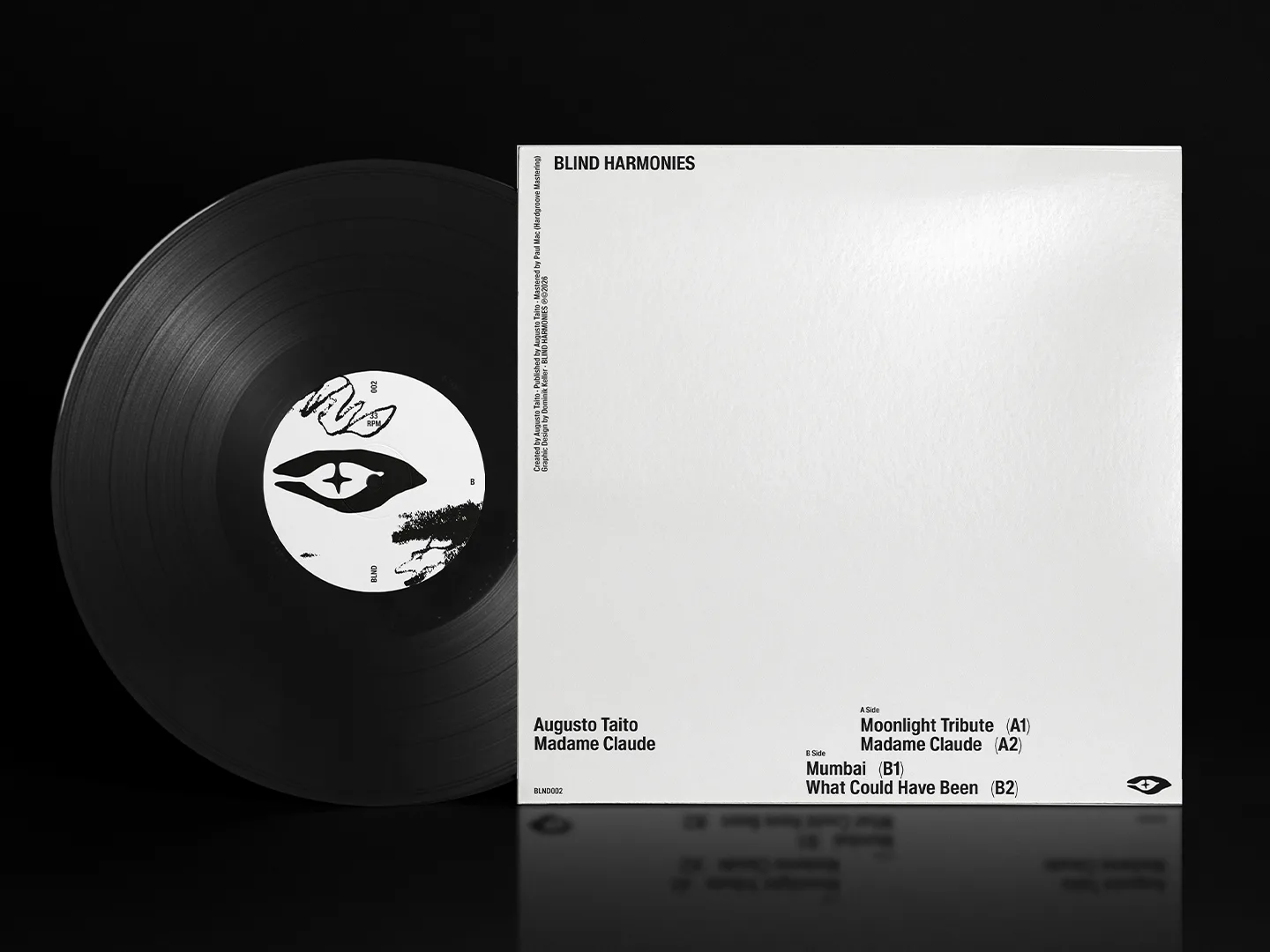 BLND002 back sleeve and vinyl mockup